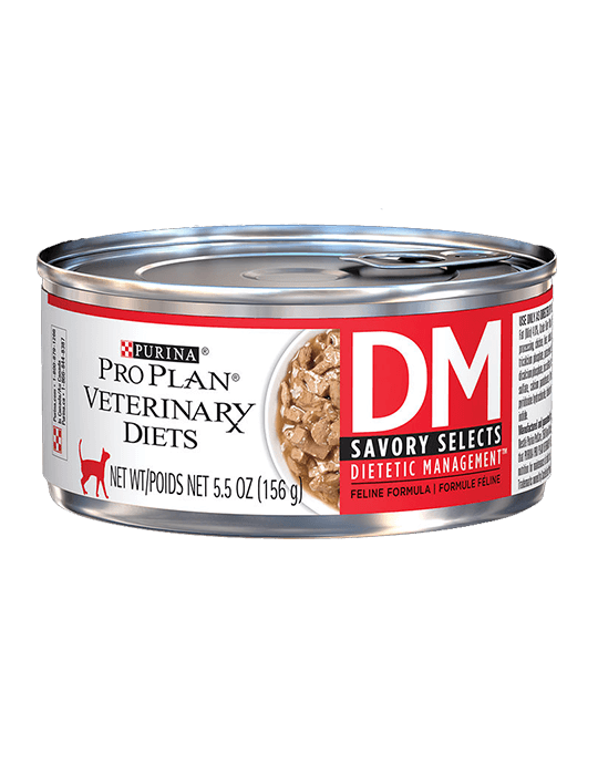 purina feline dm canned